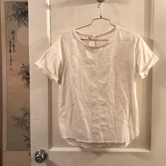 Gap Kids white eyelet shirt - Picture 1 of 4